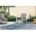 thumbnail image 3 of Suncast Adirondack Chair with Storage, Outdoor Patio Resin Chair - Dove Gray, 3 of 6
