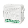thumbnail image 1 of Zigbee Variateur Intelligent Switch Module Télécommande d'Application Bidirectionnelle Commande Vocale Minutage Partage de Groupe Compatible avec Alexa Echo Google Home Convient pour Bureau à Domicile, 1 of 8