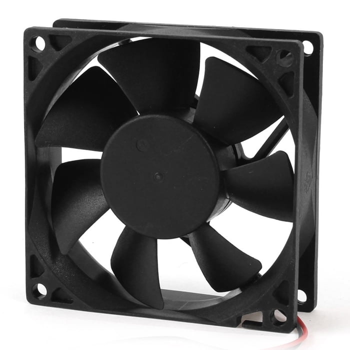 Ax Gear Axgear 80mm 8cm 12v Sleeve Bearing Quite Cooling Fan For Computer Case Atx Chassis 80mm X 80mm X 25mm