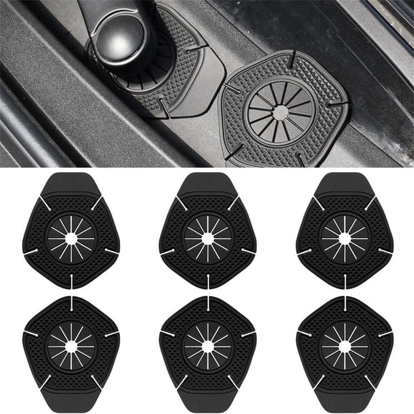 Todaioua 6 PCS Wiper Cover Silicon Wiper Hole Protective Cover Wiper Arm Hole Protector for Most Cars, SUVs, Trucks (Black)