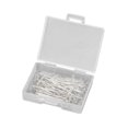 thumbnail image 3 of MasteelfCA 100pcs 27mm Wig Making Set Stainless Steel Wig T with Plastic Box for Wigs Sewing Blocking and Knitting, 3 of 5