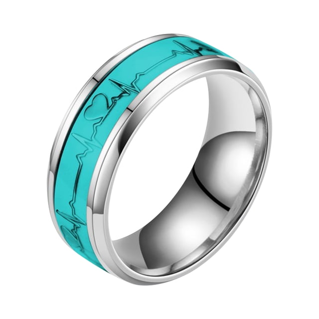 RKSTN Bague en Acier Inoxydable Or Rose Bague Couple Bague Bague Bague