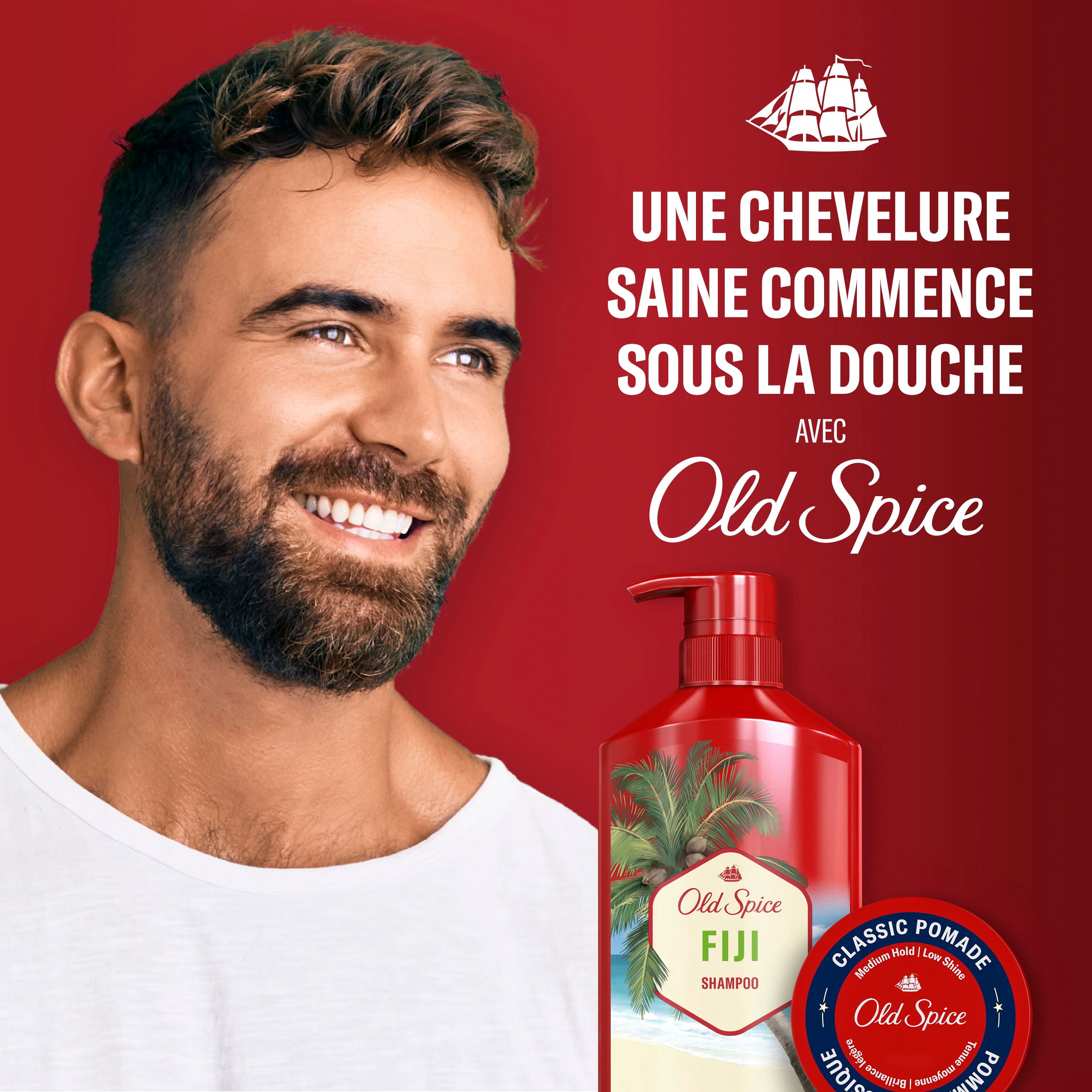Old Spice Fiji Shampooing pour Hommes