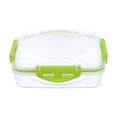 thumbnail image 1 of WHEANG Boîte de Conservation de Qualité Alimentaire Pain Riz Déjeuner Sandwich Boîte à Lunch Boîte d'Emballage Extérieure Compatible Micro-Ondes Convient pour le Dîner Portable et les Activités de Plein Air, 1 of 7