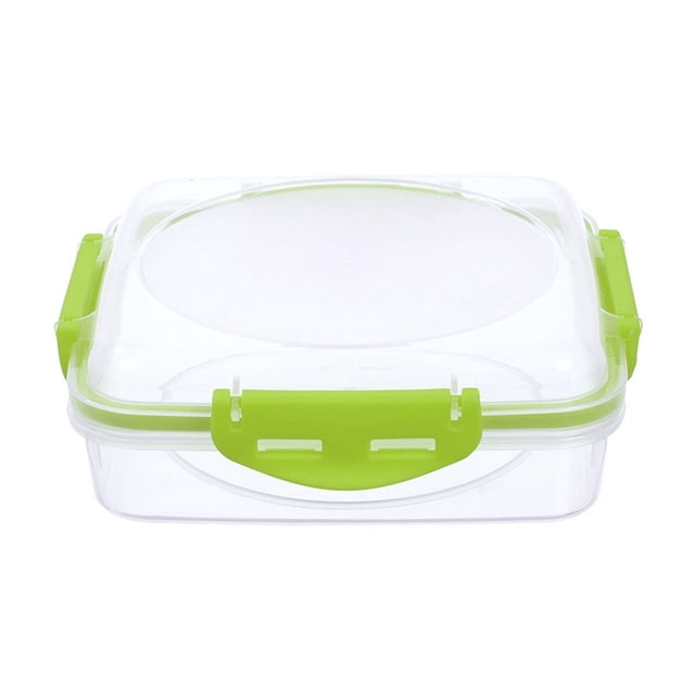 WHEANG Boîte de Conservation de Qualité Alimentaire Pain Riz Déjeuner Sandwich Boîte à Lunch Boîte d'Emballage Extérieure Compatible Micro-Ondes Convient pour le Dîner Portable et les Activités de Plein Air
