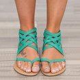 thumbnail image 2 of Ladies Flat Sandals Zipper Open Toe Slippers Roman Shoes Summer Beach Sandals, 2 of 9