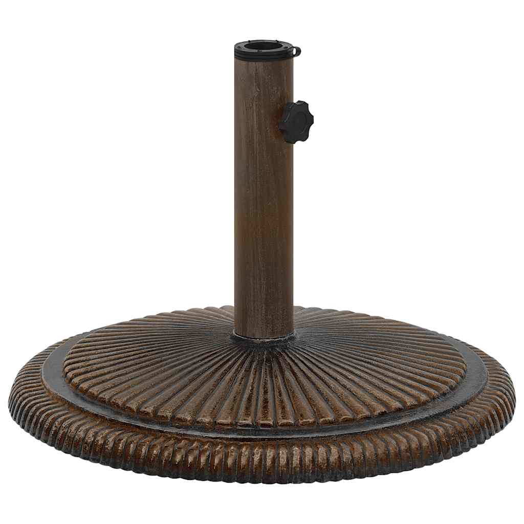 vidaXL Base de Parapluie Bronze 45x45x30 cm Fonte