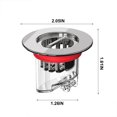 thumbnail image 3 of TIMIFIS Floor Drain Drains Backflow Preventer Shower Floor Drains Backflow Preventer One Way Drains Valves Sewer Core for Floor Water Drainage Kitchen Gadgets, 3 of 8