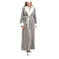thumbnail image 2 of Youkk Polyester Wrap Yourself In Comfort With Full Length Bathrobe Unique Soft And Warm Wide Range Of Uses grey XL, 2 of 6