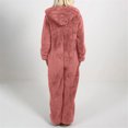 thumbnail image 4 of Pyjama Chaud pour Femmes Hiver Combinaison à Manches Longues avec Capuche Pyjama Décontracté d'Hiver Combinaison Chaude Vêtements de Nuit Pyjama à Manches Longues pour Femmes Combinaisons à Manches Longues pour Femmes, 4 of 6