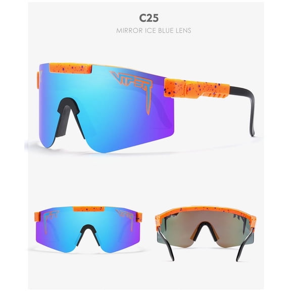 Sunglasses Cycling Glasses UV400 Polarized Pit Viper Outdoor Sunglasses for Men and Women C25 D01