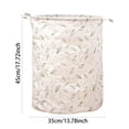thumbnail image 2 of BKER Patterned Linen Laundry Hamper Without Lid Large Open Top Dirty Stylish And Breathable Fabric For Bedroom Or Bathroom Easy And Durable Design, 2 of 5