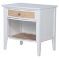 thumbnail image 4 of Bexhill 1-drawer Nightstand Bedside Table White, 4 of 15