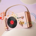 thumbnail image 2 of RXIRUCGD Haut-Parleur Stéréo Sans Fil Haut-Parleur Bluetooth Rétro avec Puce Anti-Bruit Intégrée, Design Élégant et Vintage Haut-Parleur Bluetooth Portable pour Maison Bureau Extérieur, 2 of 8
