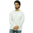 thumbnail image 1 of Atasi Kurta pour Homme à Col Rond en Coton, Manches Retroussables, Chemise Blanche - XX-Grand, 1 of 7