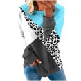 thumbnail image 2 of 2023 Chandail en Molleton Mode pour Femmes 50 % de Réduction Liquidation Col Rond Mode Décontractée Manches Longues Imprimé Chandail en Molleton Haut Blouse, 2 of 5