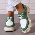 thumbnail image 4 of Dakaela Chaussures Oxford à Bout Golf à Lacets pour Femmes Plateforme Vintage Bout Rond Mocassins à Enfiler Mode Mary Jane, 4 of 6