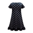 thumbnail image 2 of HAWEE Robe de Costume de Wednesday Addams avec Sac pour Enfants, Robe d'Uniforme Noire d'Halloween pour Filles Robe de Costume Addams pour Fête Cosplay, 2 of 5