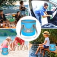thumbnail image 1 of LSLJS 12L Portable Foldable Water Bucket Fishing Bucket Folding Water Container for Travelling Camping Hiking Fishing Washing, Home Kitchen Gadgets Accessories, 1 of 7