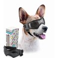 thumbnail image 1 of (Noir) Lunettes pour Chien Petite Race, Facile à Porter, Protection UV/vent/poussière/Buée Réglable, 1 of 5