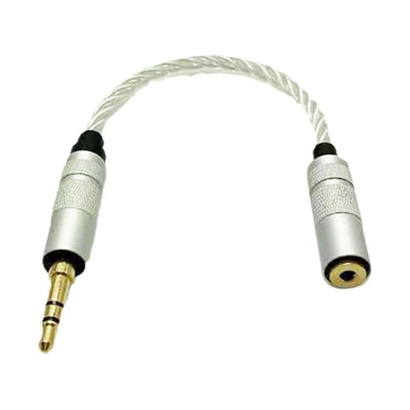 2.5mm Female to 3.5mm Male Stereo Audio Headphone Jack Converter Adapter G6N4