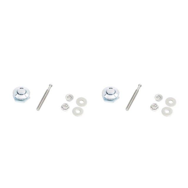 Transemion Car Modification Lightweight And Stylish Hood Lock Multiple Options Available Electroplated silver DP16-25 2Set