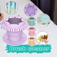 thumbnail image 2 of Silicone Paint Brush Washing Bucket Foldable Brush Cleaner Washer K7 Lot, 2 of 8