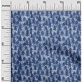thumbnail image 2 of oneOone Silk Tabby Navy Blue Fabric Tropical Sewing Craft Projects Fabric Prints By Yard 42 Inch Wide, 2 of 4