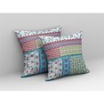 thumbnail image 2 of Flower Castle Patchwork Indoor/Outdoor Fabric Pillow with Zip -White Yellow 20", 2 of 7