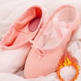 thumbnail image 2 of MIASHUI Chaussures pour Enfants Chaussures de Danse Chaussures de danse Chaudes Performance de Ballet Intérieur Chaussures de Yoga Danse, Rose, 4-4.5 Ans, 2 of 5