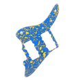 thumbnail image 1 of Electric Guitar Pickguard, Blue Yellow Scratch Resistant Robust Guitar Pickguard Wear Proof Practical  For Maintenance, 1 of 8