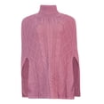 thumbnail image 4 of Qertyioot Chandail pour Femme Grande Taille Mode Décontractée à Manches Longues Imprimé Col Rabattu Chandail à Fermeture Éclair Hauts Blouse, 4 of 6