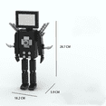 thumbnail image 3 of Toilet Man Vs Monitor Man Building Blocks Skibidi Toilet Building Blocks Toys, 3 of 4