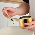 thumbnail image 3 of 304 Stainless Steel Food Storage Jar With Clear Glass Lid And Included Spoon For Kitchen Pantry Organization, 3 of 6