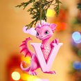 thumbnail image 3 of Meitianfacai 26 Letters Christmas Tree Decoration Pendant Christmas Tree Ornaments Personalized DIY Christmas Ornaments Christmas Decoration Xmas Tree Hanging Decor Feature, 3 of 3