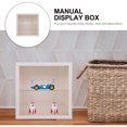 thumbnail image 4 of BRIGHTFUFU Transparent Action Figure Stand Doll Display Stand White 1Set for Home Decor, 4 of 8