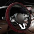 thumbnail image 1 of Dvkptbk Summer Steering Wheel Cover, Rhinestone Steering Wheel Cover with Crystal Diamond for Women, Sparkling Car Wheel Protector Universal Fit 14-15 Inches Steering Wheel Covers Car Accessories, 1 of 7