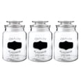 thumbnail image 1 of 3-Piece Airtight Glass Storage Canisters , 1 of 2