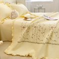 thumbnail image 2 of Cotton Bedspread,Cotton Quilt Pure Color Summer Cooling Quilt Summer Cotton Quilt Seamless Integration, 2 of 5