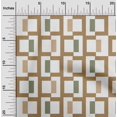 thumbnail image 2 of oneOone Velvet Brown Fabric Geometric Craft Projects Decor Fabric Printed By The Yard 58 Inch Wide, 2 of 4