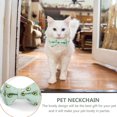 thumbnail image 5 of 2 Pack Breakaway Cat Collars with Bowtie, Safety Buckle Cat Collars with Bell, Summer Print Collars, 5 of 5