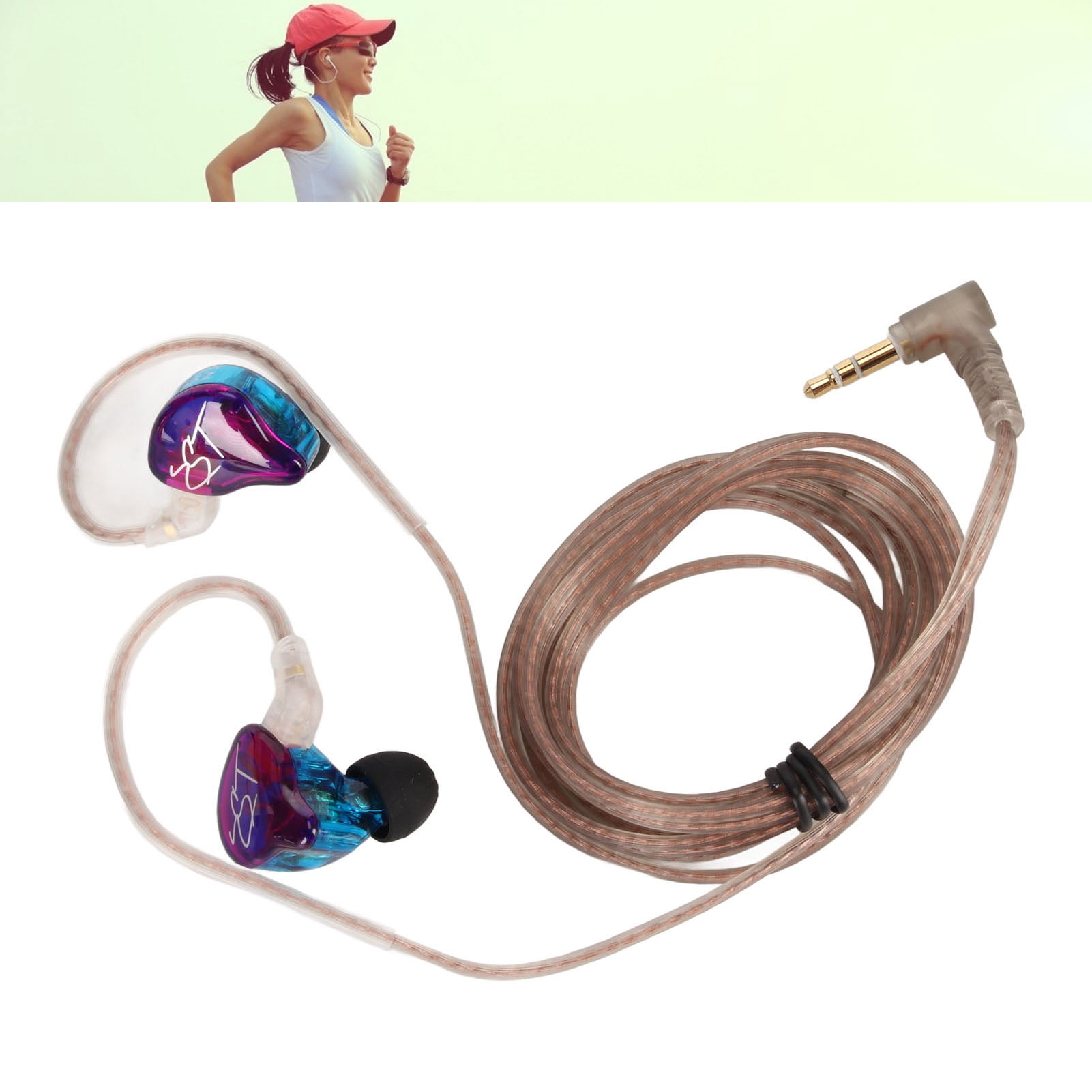 KZ ZST In Ear Headphones, 1BA Plus 1DD Wired Earphones Professional Wired Earbuds, In Ears Monitors Wired Earbuds For   Mp3 Players, Gifts