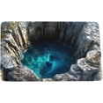 thumbnail image 2 of Aodebiao 3D Optical Illusion Rug, Brick Bottomless Hole Design Non- Area Rug for Living Room, Bedroom, Front Door Mat, Playroom & Gameroom Floor Carpet Decor, 2 of 3