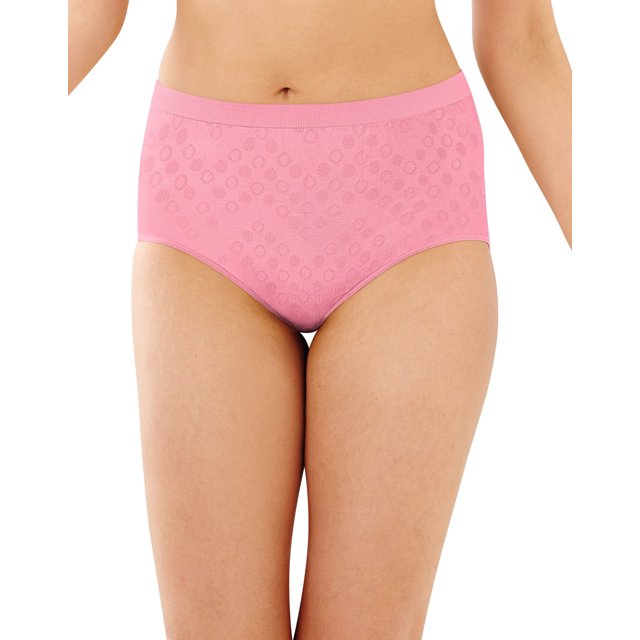 Bali Womens Comfort Revolution Microfiber Brief 3-Pack, 10/11