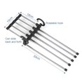 thumbnail image 3 of 5 Tier Clothes Hanger Multi-function Stainless Steel Pants Trousers Racks Clothes Storage Drying Hanger, 3 of 10