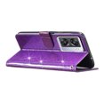 thumbnail image 3 of Compatible with OnePlus Nord N300 Sparkling Glitter Wallet Case with Card Pocket Flip Cover, 3 of 5