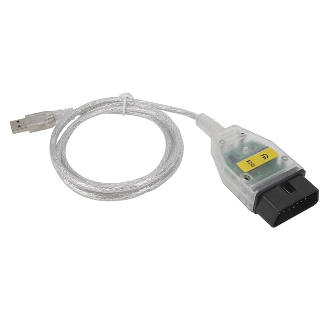 Sonew Auto Diagnosis Tool,Car OBD2 Adapter,INPA Switch OBD2 Adapter Connector Cable with FT232RL Chip Auto Diagnosis Tool White Shell Green Board for E Series