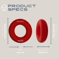 thumbnail image 2 of 100Lb Hand Exerciser Silicone Ring, D/3.5in, 2 of 7