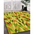 thumbnail image 3 of Ahgly Tapis de Zone Carré Transitionnel Lavable en Machine, Bisque Brun Foncé, 8 Pieds Carré, 3 of 7
