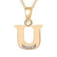thumbnail image 1 of Daisyyozoid Mode Femmes Cadeau Chaîne Pendentif Colliers Bijoux Lettres Anglaises 26, 1 of 1